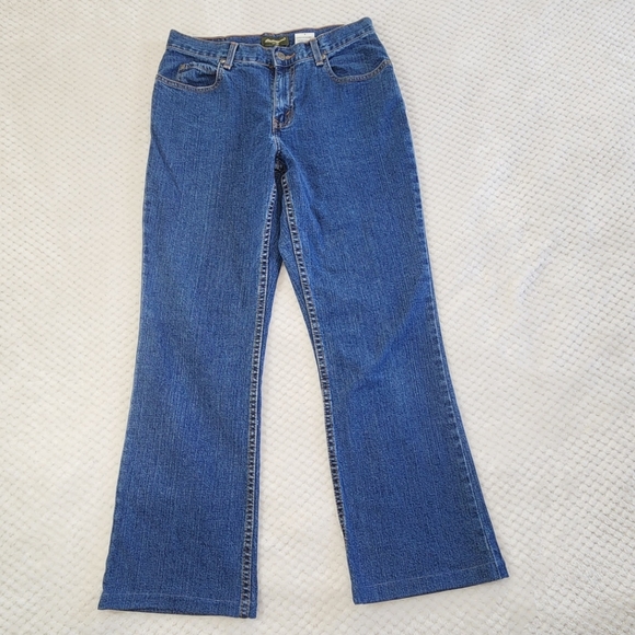 EDDIE BAUER EST.1920 WOMENS JEANS SIZE 4 PETITE No. 0223 - Picture 2 of 11